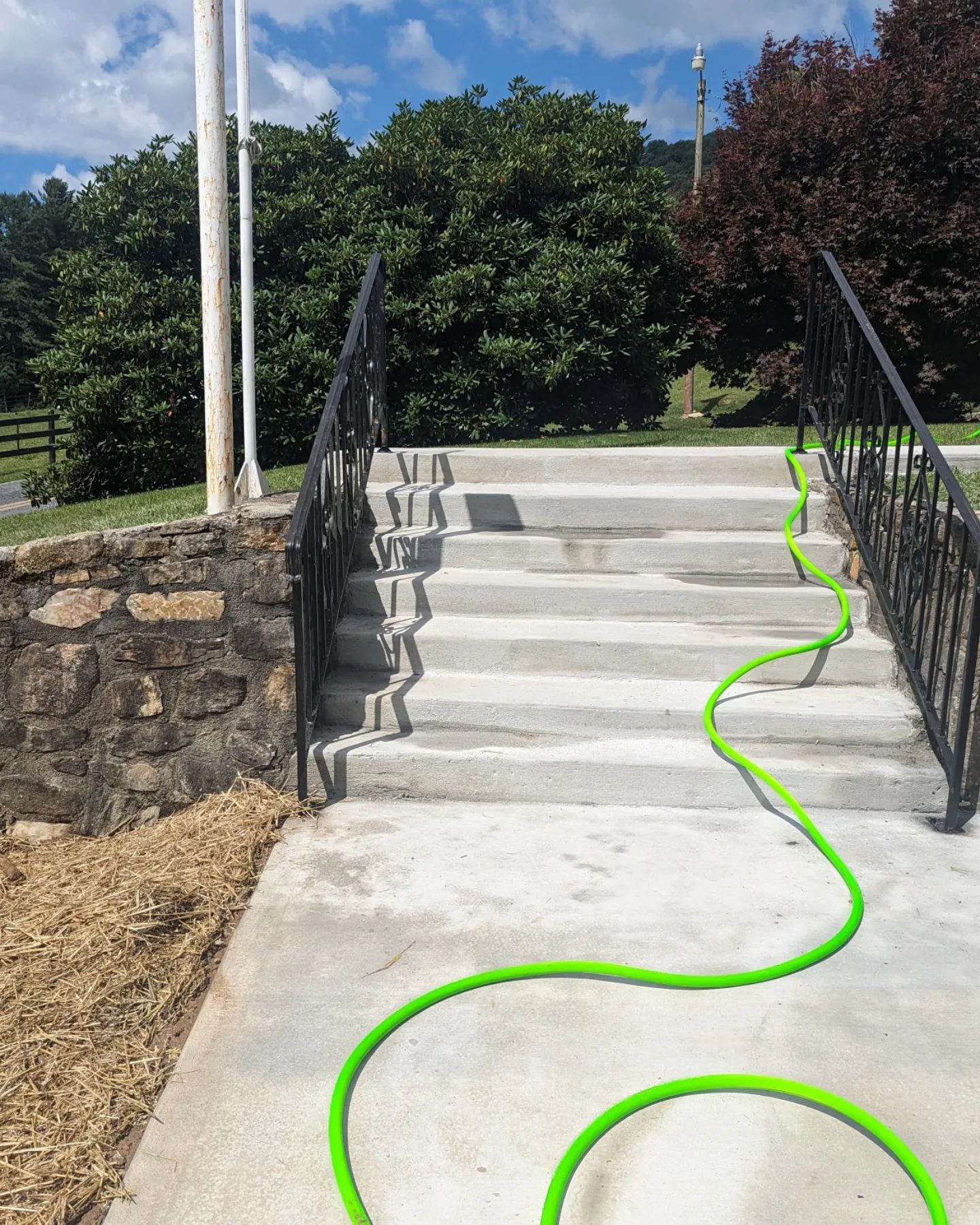Concrete stairs